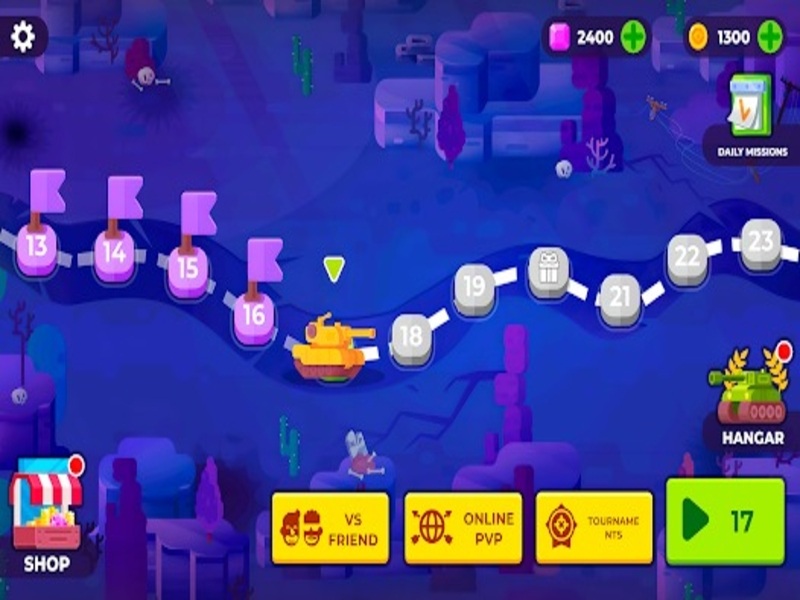 Tải Hack Tank Stars (Vô Hạn Tiền) v2.17.100 Mới Nhất Nhiều Chế Độ Chơi Linh Hoạt Trong Hack Tank Stars