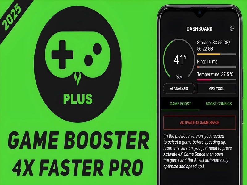 Tải Game Booster 4x Faster Pro Mod Apk (Mở Khóa Premium) V2.0.5 Giới Thiệu Tổng Quan Về Game Booster 4x Faster Pro Mod