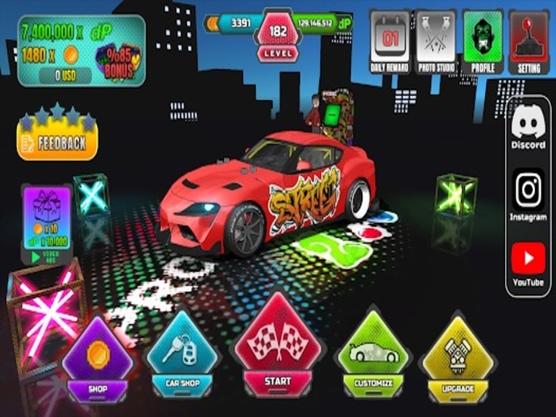 Tải Project Drift Mod (Full Tiền, Menu) V135 Cho Android Ưu Điểm Của Project Drift Mod