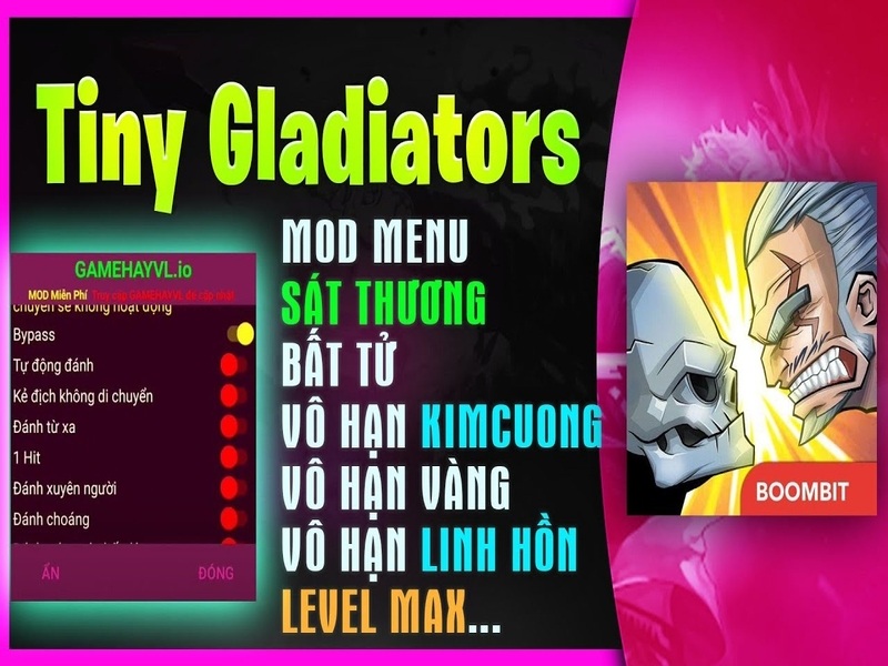 Tải Tiny Gladiators Hack (Full Tiền, Kim Cương) V2.5.1 Full Tiền & Kim Cương Trong Tiny Gladiators Hack