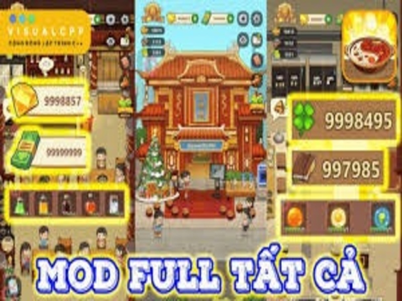 Tải Tiệm Lẩu Đường Hạnh Phúc Mod (Vô Hạn Tiền, Mod Menu) V5.1.3 Vô Hạn Tiền & Kim Cương Trong Mod Tiệm Lẩu Đường Hạnh Phúc