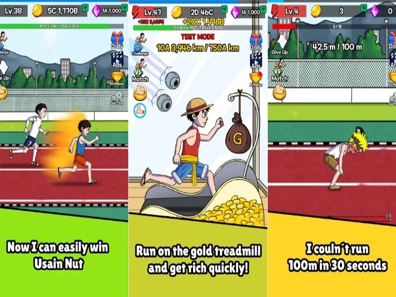 Tải Hack Tap Tap Run (Vô Hạn Tiền, Max Level) v2.1.2 Thu thập vật phẩm và trang bị phong phú trong Hack Tap Tap Run