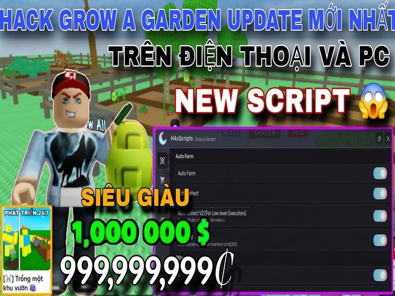 Tải Hack Grow a Garden VNG + Script APK (Mở Trứng, No Key) Không Quảng Cáo, Trải Nghiệm Mượt Mà Trong Hack Grow A Garden
