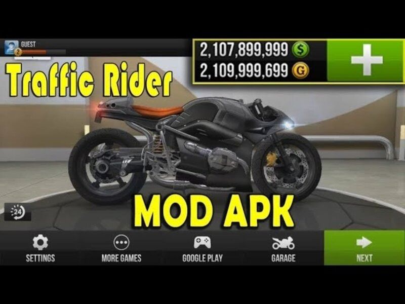 Tải Traffic Rider Mod APK (Unlimited Money, Mở Khóa Tất Cả Xe) v2.11 Tính Năng Được Mở Khóa Trong Traffic Rider Mod Apk
