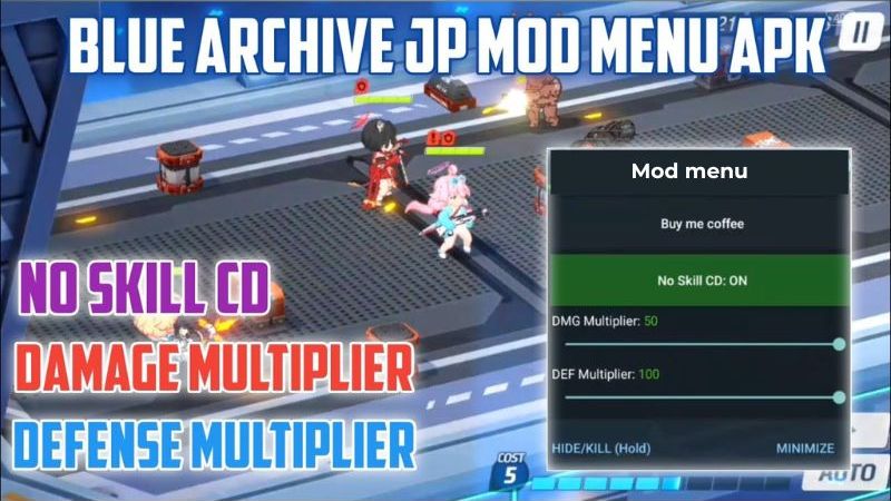 Tải Blue Archive Apk (MOD Menu, CD, Sát Thương) v1.85.395772 Khám Phá Trọn Bộ Tính Năng Trong MOD Blue Archive Apk