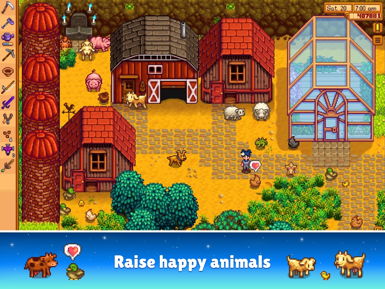 Tải Stardew Valley Mod APK (Vô Hạn Tiền, Sức Bền, MOD Menu) v1.6.15.0 Thiết Kế Và Cá Nhân Hóa Trang Trại Theo Ý Muốn