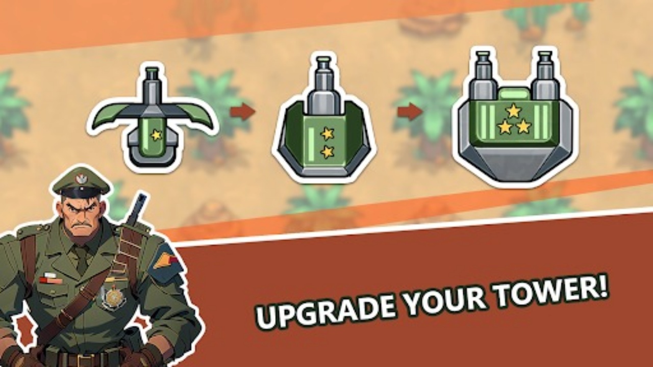 Tải Turret Defense King Mod Apk (Vô Hạn Tiền, Sát Thương) v1.2.35 Ưu Tiên Nâng Cấp Tháp Chủ Lực