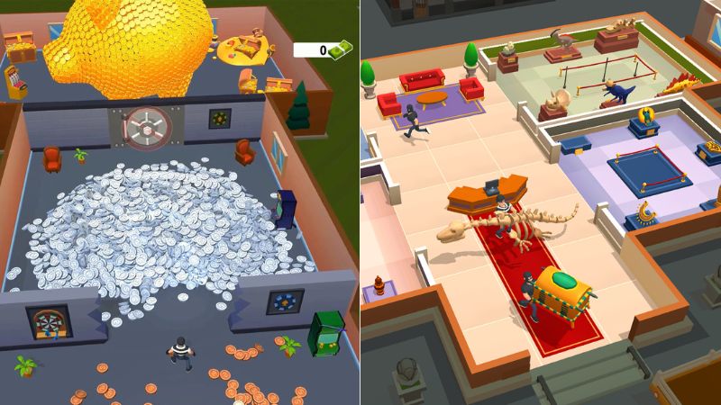 Tải Idle Theft Master Apk v1.3.7 Miễn Phí Mới Nhất Idle Theft Master Apk: Đồ họa hoạt hình tinh tế và thân thiện