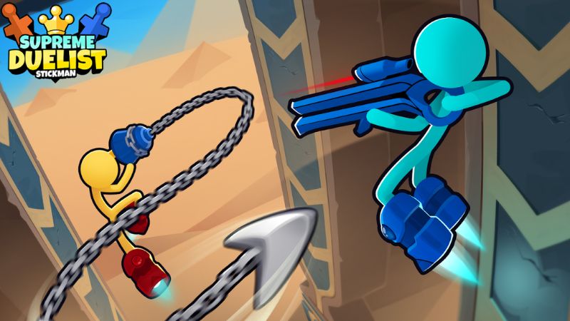 Tải Hack Supreme Duelist Stickman Mod APK (Full Tiền, Max Level) v4.0.5 Đại Chiến Người Que Vui Nhộn Tại Hack Supreme Duelist Stickman