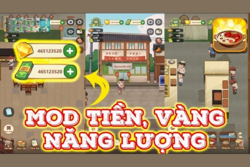 Tải Tiệm lẩu Đường Hạnh Phúc Mod APK (Vô Hạn Tiền) v5.5.0 Những Lợi Thế Tuyệt Đối Khi Nâng Cấp Tại Tiệm lẩu Đường Hạnh Phúc Mod Apk Cao Cấp