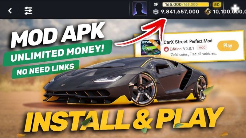 Tải CarX Street Mod APK (Vô Hạn Tiền, Mở Khóa Tất Cả) v1.18.0 Những Nâng Cấp Đáng Giá Chỉ Có Trên Phiên Bản CarX Street Mod APK