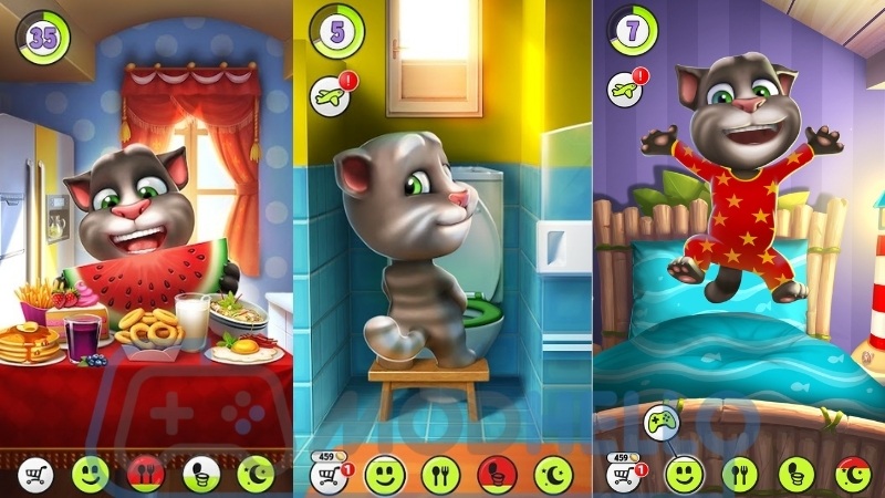 Tải My Talking Tom Hack (MOD Full Tiền, Kim Cương) V26.3.0.8746 Cơ Chế Gameplay Cốt Lõi Của My Talking Tom