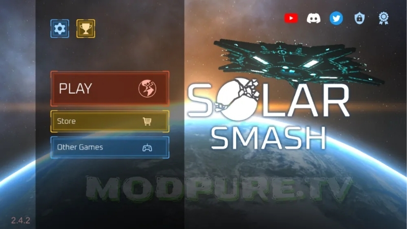 Tải Hack Solar Smash (Max Level, Vô Hạn Tên Lửa) v2.6.9 APK Gameplay Solar Smash Mô Phỏng Hủy Diệt Cực Đã