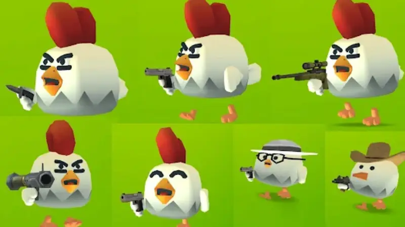Tải Chicken Gun MOD APK v5.8.02 (Menu, Bất tử, Vô hạn tiền) Chicken Gun MOD APK