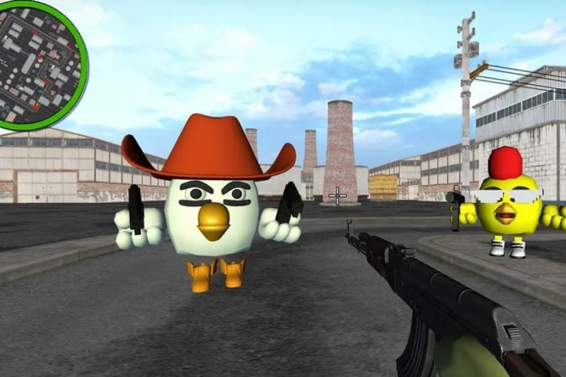 Tải Chicken Gun MOD APK v5.8.02 (Menu, Bất tử, Vô hạn tiền) Chicken Gun MOD APK
