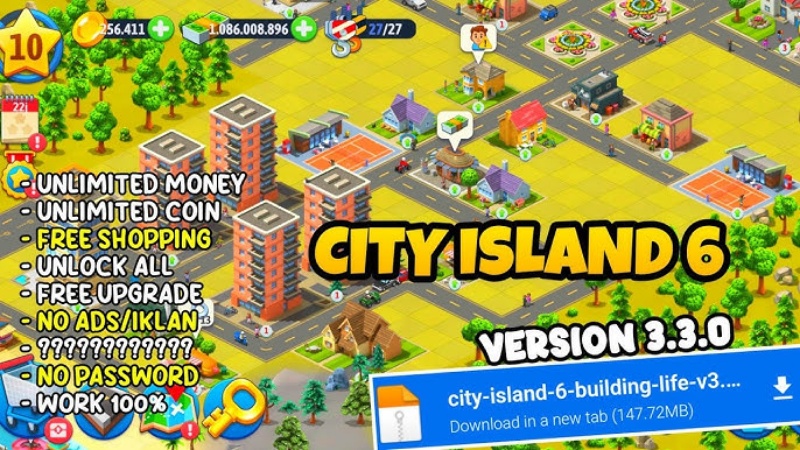 Tải City Island 6: Building Life MOD APK (Vô Hạn Tiền) v6.4.3 City Island 6: Building Life MOD APK