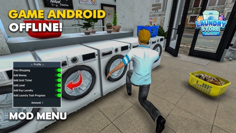 Tải Laundry Store Simulator v7.1.3 MOD APK (Vô Hạn Tiền) Laundry Store Simulator MOD APK
