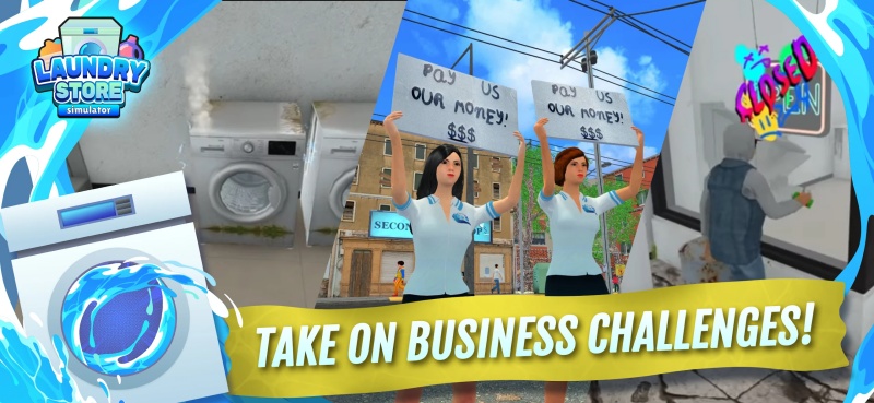 Tải Laundry Store Simulator v7.1.3 MOD APK (Vô Hạn Tiền) Laundry Store Simulator MOD APK