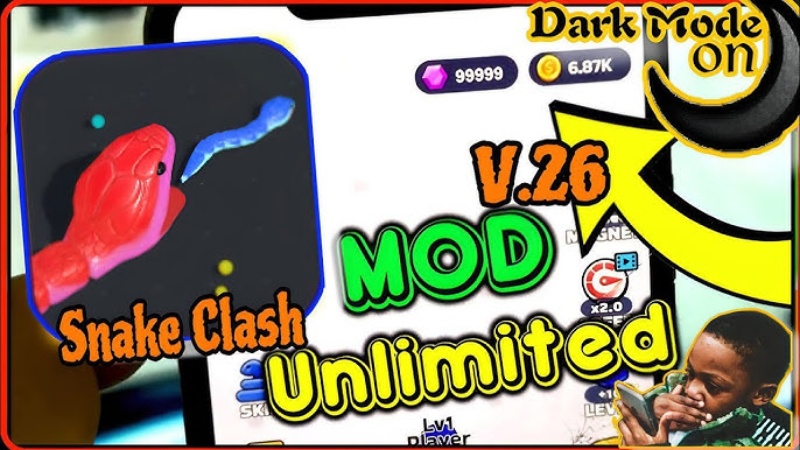 Tải Snake Clash! MOD APK v75.1.0 (Vô Hạn Tiền) Miễn Phí Snake Clash! MOD APK