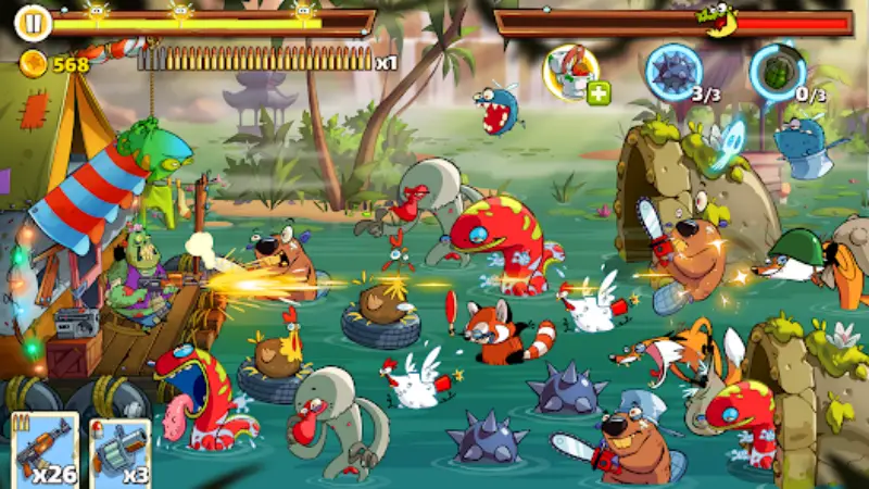 Tải Swamp Attack MOD APK v4.7.9.0 (Vô Hạn Tiền) Miễn Phí Swamp Attack MOD APK