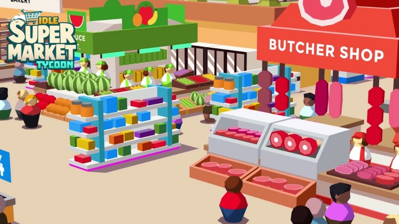 Tải Idle Supermarket Tycoon MOD APK v4.1.6 (Vô Hạn Tiền) Giới thiệu Idle Supermarket Tycoon MOD APK