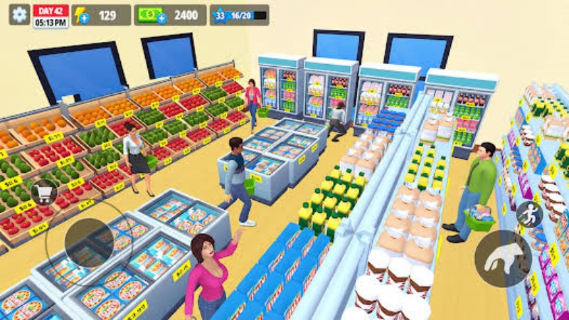 Tải My Supermarket Simulator 3D MOD APK v1.35.0 (Vô Hạn Tiền) Cảm giác tự xây siêu thị từ cửa hàng nhỏ rất cuốn